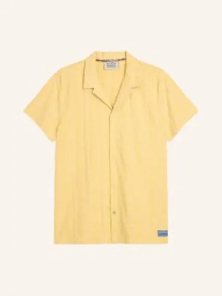 Scotch & Soda Resortová Košile Regular Fit žlutá