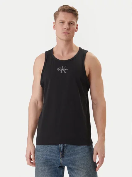 Класическа тениска Calvin Klein Jeans черно
