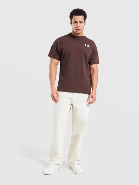 Nike T-Shirt M Nsw Sf Ss Tee brązowa