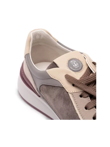 Sneakersy Brunello Cucinelli skórzane brązowe