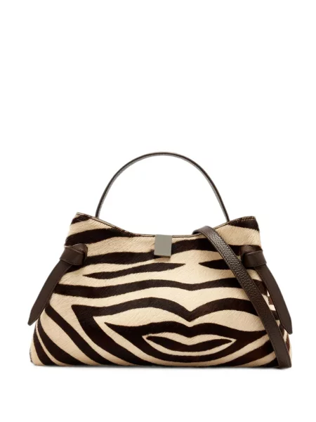 Geantă shopper Yuzefi cu imagine cu imprimeu animal print