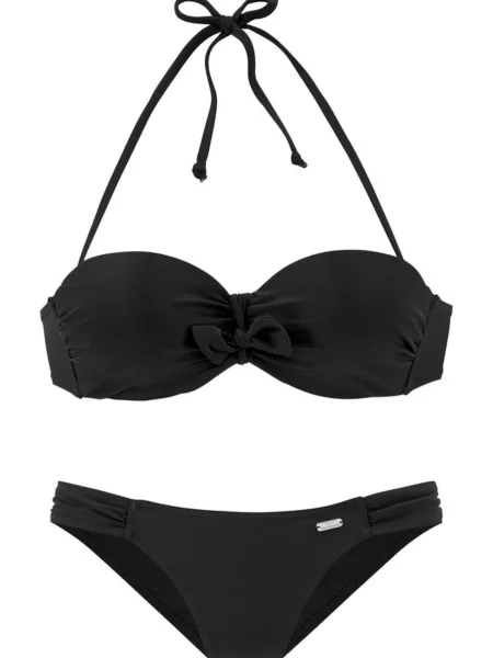 VENICE BEACH Costum de baie două piese negru