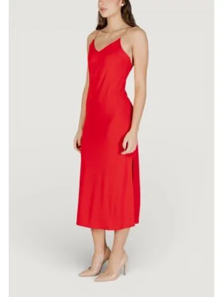 Odgovarati midi haljina Morgan De Toi iznad koljena crvena