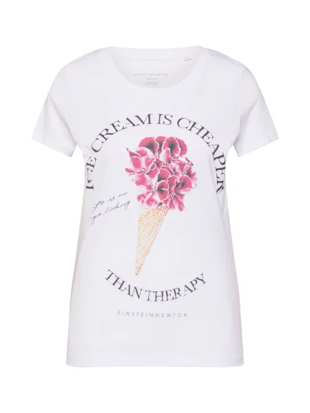 EINSTEIN & NEWTON Tricou Color Crean mai multe culori alb