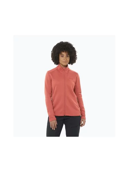 Кофта трекінгова Salomon Essential Midwarm Fz tandoori spice