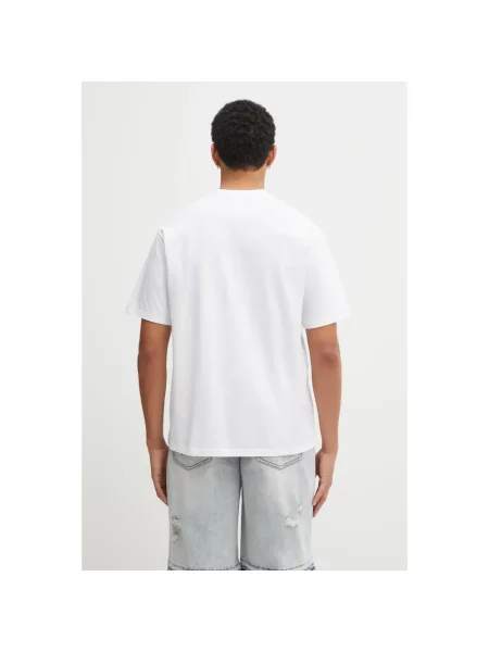 A Bathing Ape t-shirt Multi Logo College z nadrukiem biały