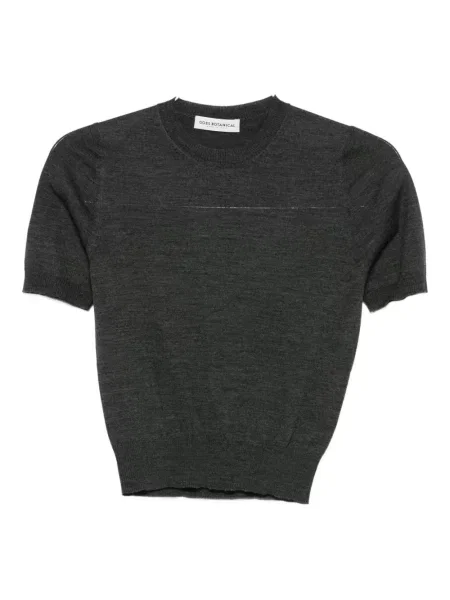 Top Goes Botanical tricotate scurt gri