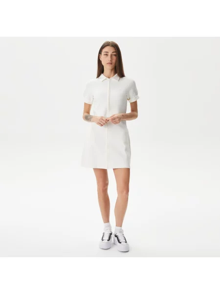 Lacoste Sukienka Lacoste beżowa