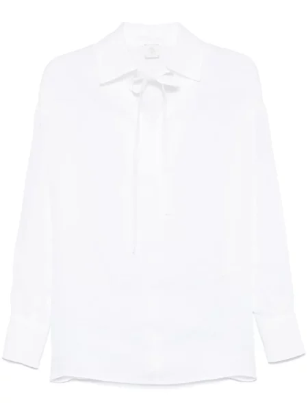 Lniana bluzka Eleventy biała
