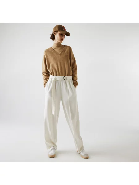 Брюки Lacoste.com белые