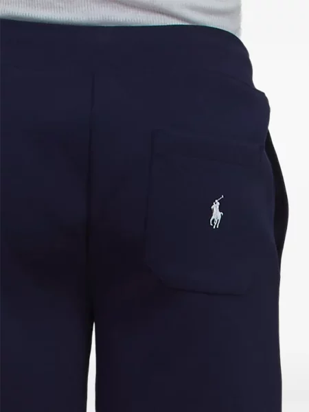 Плетени шорти Polo Ralph Lauren с принт синьо