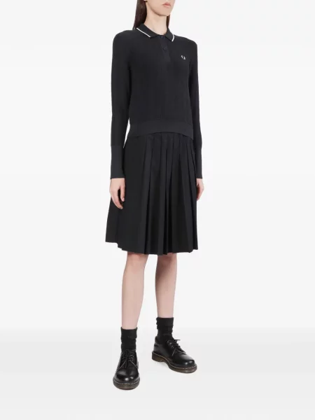 Lung top Fred Perry tricotate albastru