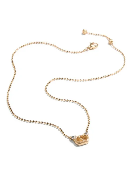 Colier Valentino Garavani de cristal auriu
