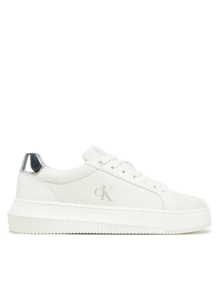 Кросівки Calvin Klein Chunky Cupsole Low Mg bright white/silver білі