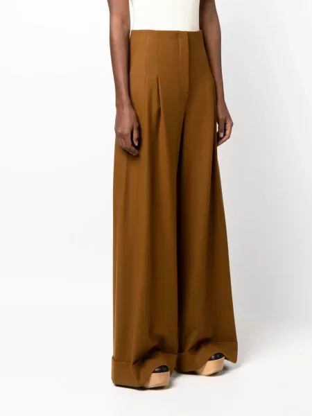 Pantaloni Alberta Ferretti maro