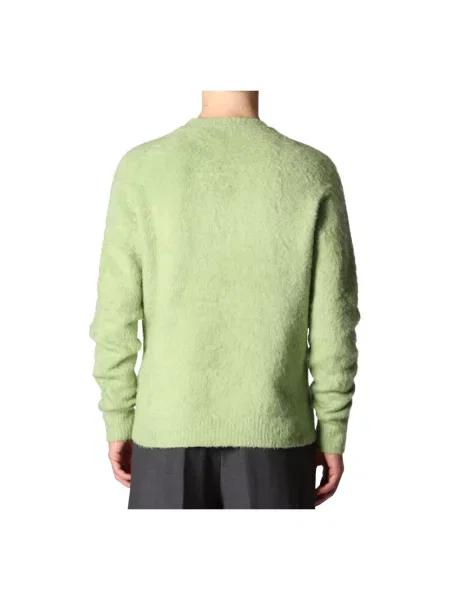 Dzianinowy sweter Roberto Collina zielony