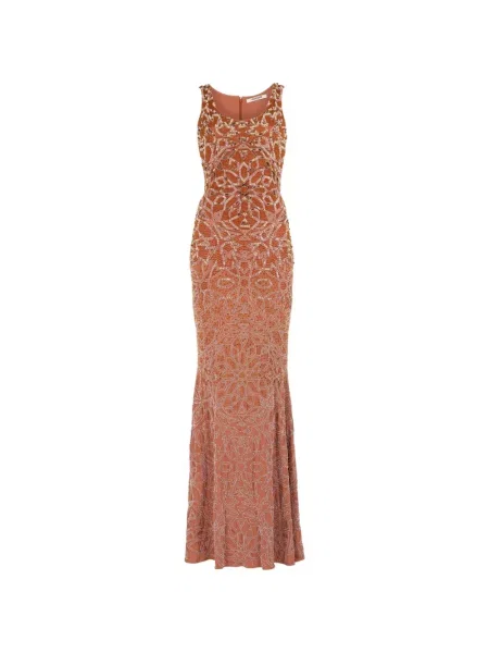 Rochie Roberto Cavalli cu paiete maro