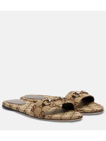 Sandale Gucci din canvas