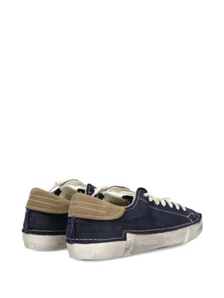 Sneakerși Philippe Model Paris din piele de căprioară albastru