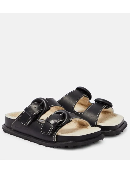 Sandale Marine Serre din piele negru