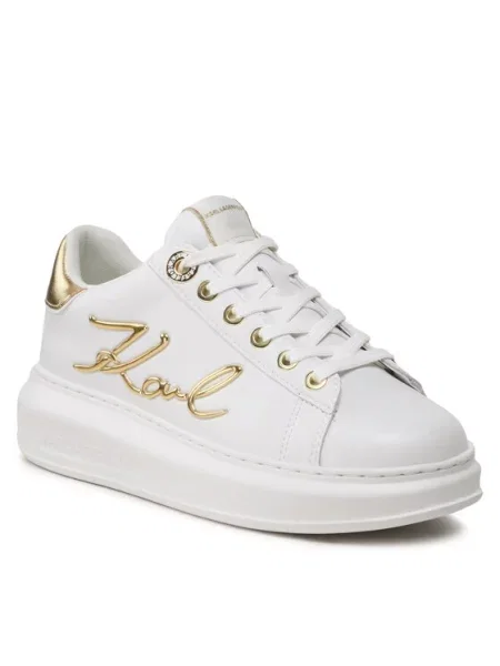 Superge Karl Lagerfeld s čipko bela