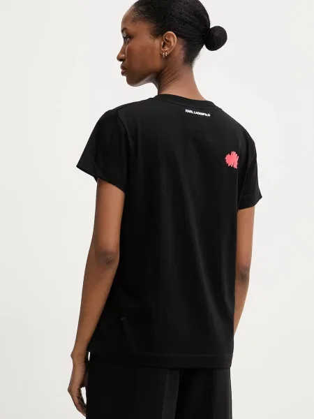 Karl Lagerfeld tricou din negru