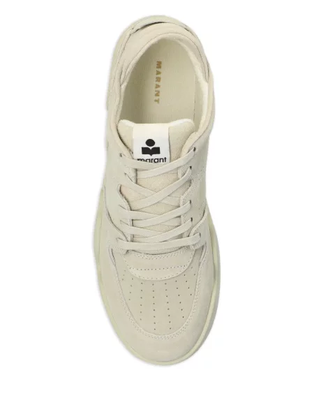 Kołnierzykowy sneakersy Marant zamszowe ocieplane