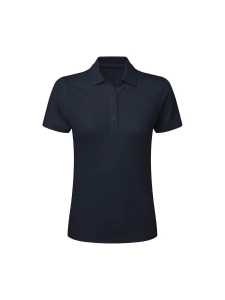 Koszulka Polo Signature Stretch Bez Metki niebieska