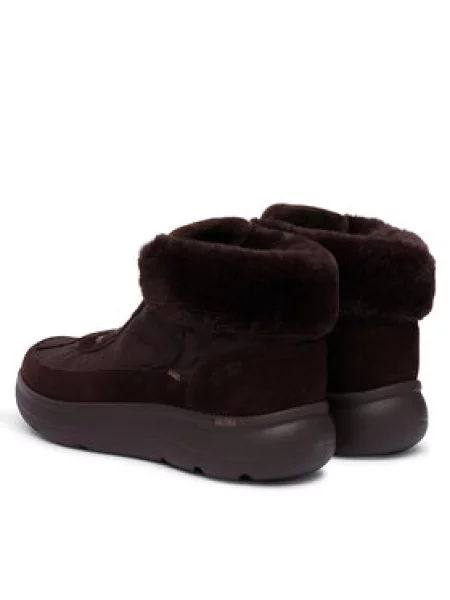 Kotníková obuv Skechers hnědé