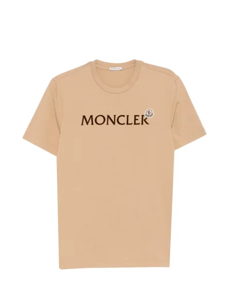Μπλούζα Moncler με αυτόγραφο καφέ