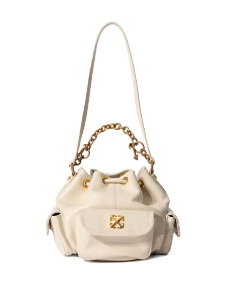 Geantă bucket Off-white alb