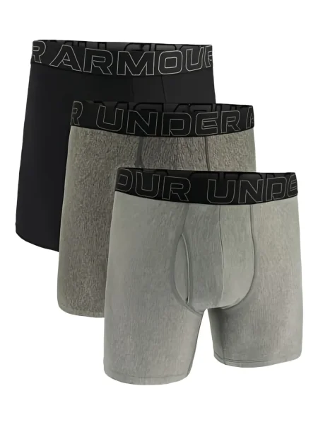 Boxeri Under Armour cu autograf gri
