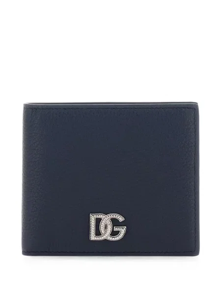 Portofel Dolce & Gabbana cu autograf albastru