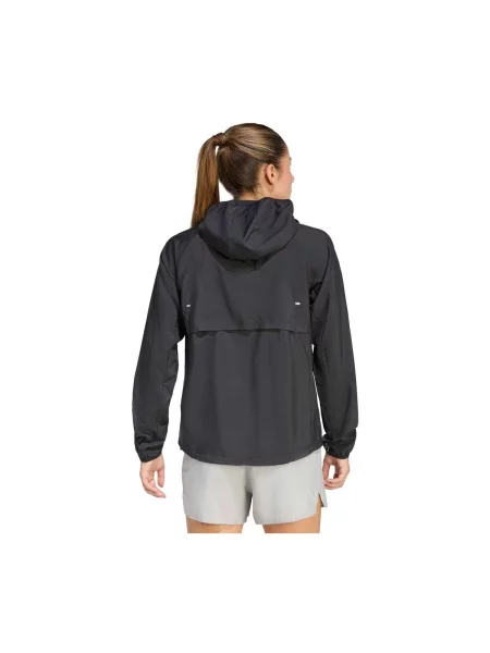 Geacă Adidas Performance alergare negru