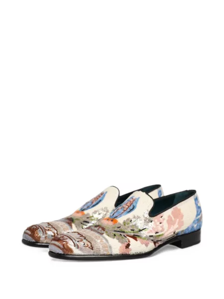 Κιλότα Dolce & Gabbana με κέντημα slip-on λευκό