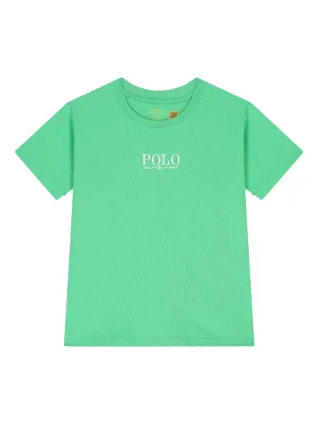 Koszulka polo dziecięca Polo Ralph Lauren zielona