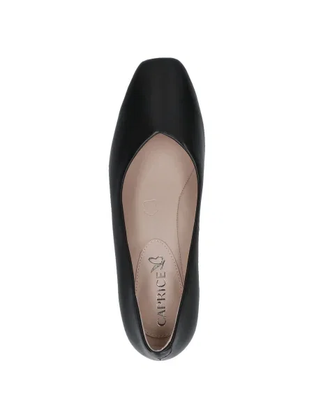 Nizki čevlji Caprice Black Nappa črna