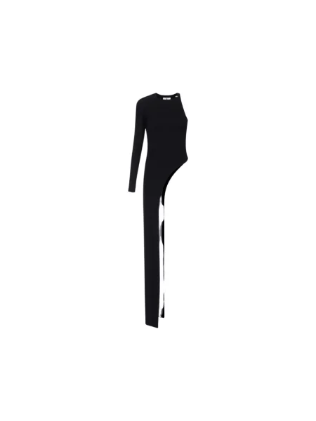 Dzianinowy top Elisabetta Franchi czarny