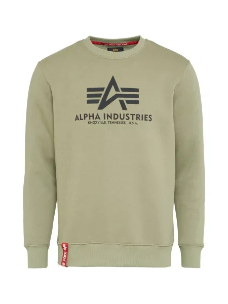 ALPHA INDUSTRIES Mikina kaki čierna
