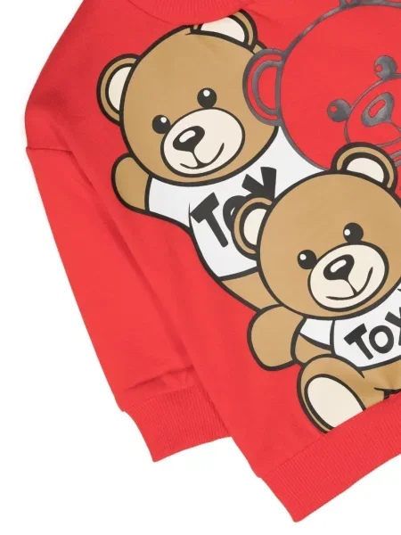Bluza dziecięca Moschino czerwona