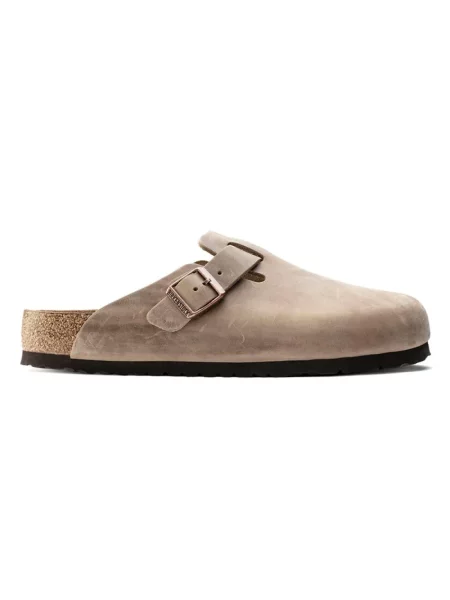 Birkenstock Boston BS Regular Fit Tabacco Brown Unisex Sandały Birkenstock Size: 9 brązowy