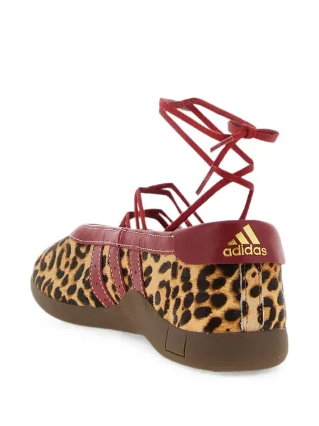 Sneakerși Adidas Adilette cu autograf maro