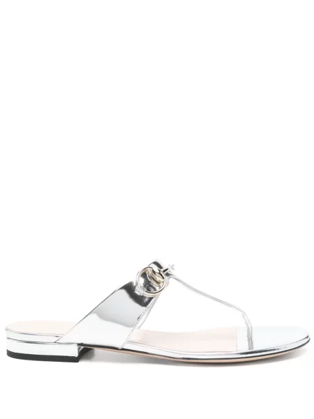 Sandale Gucci argintiu