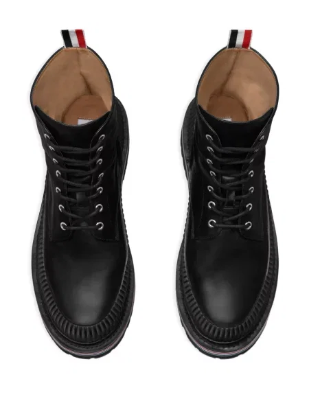 Turystyka piesza buty trekkingowe Thom Browne skórzane czarne