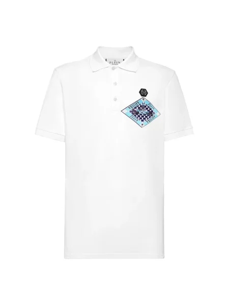 Koszulka polo Philipp Plein biała