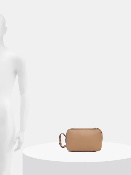 Calvin Klein keresztpántos táska női műbőr bézs