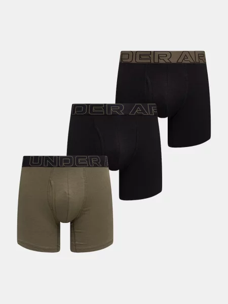 Under Armour bokserki 93 Perf Cotton zielone