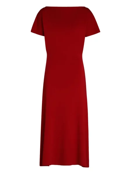 Rochie midi P.a.r.o.s.h. până la genunchi de costum roșu