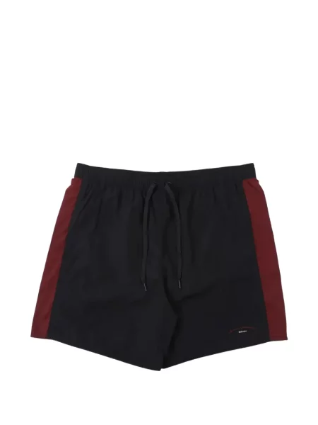 Slip de baie Armani Exchange cu broderie negru