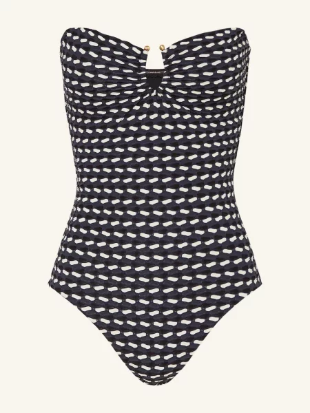 Seafolly Bandeau Plavky Mala tmavě modrá/ černá/ režná černé